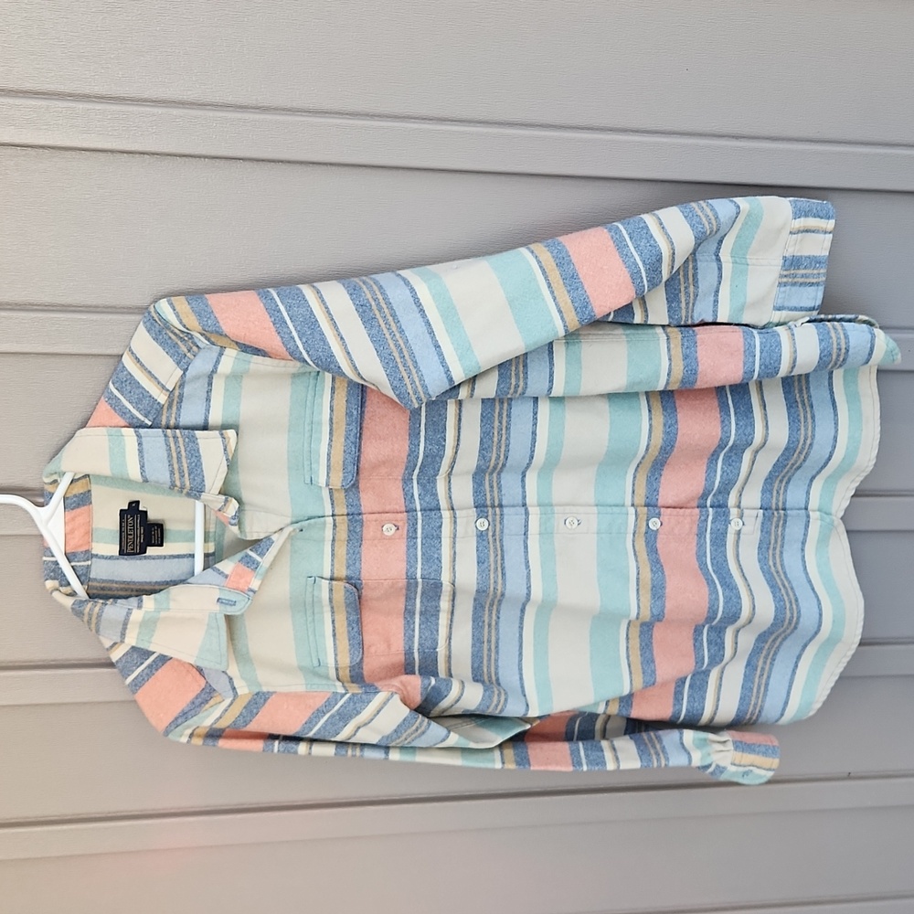 Pendleton Multicolor Striped Button Down Shirt - image 2